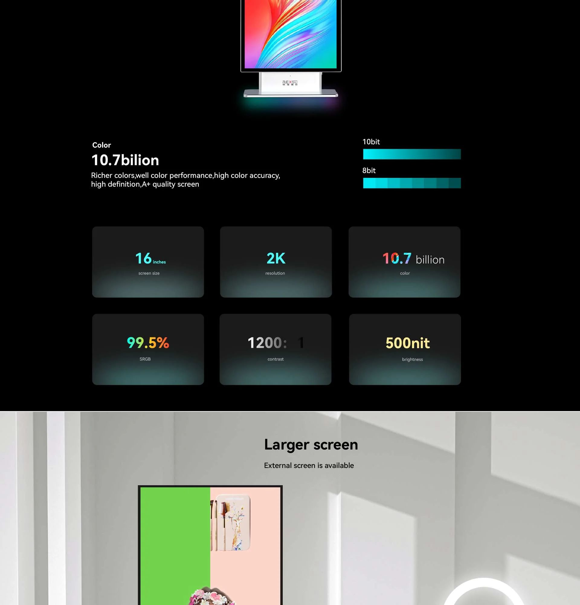 MÁY LIVESTREAM REXSO LIVE 16.1 inch 8+128GB MÁY LIVESTREAM REXSO LIVE 16.1 inch 8+128GB